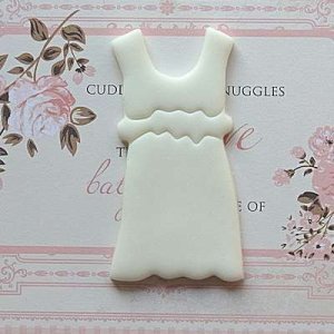 画像2: ドイツ/Stadter(ステンレス) クッキー型 リボンフリル付きワンピース (2)