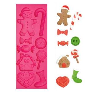 画像3: フランス製　シュガークラフト・チョコレート型　シリコン型　ジンジャー (3)