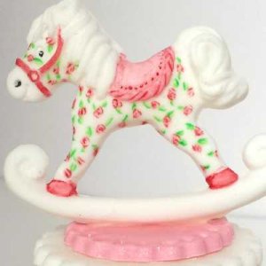 画像2: イギリス製/シュガークラフトシリコン抜き型 ロッキングホース (2)