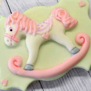 画像3: イギリス製/シュガークラフトシリコン抜き型 ロッキングホース (3)