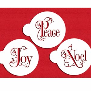 画像2: Mサイズ/ステンシルセット　Noel/Joy/Peace　3種類 (2)
