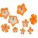 画像1: シリコン押し型マルチセット/花（ペチュニア）　6種類抜き型付 (1)