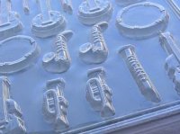 画像3: チョコレート型 楽器 7種類 16個取