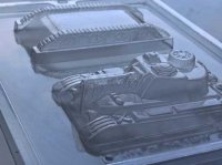 画像1: ３Dチョコレート型　アーミー/戦車