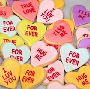 画像2: Sサイズ/ステンシルセット バレンタインレター 6種類 (2)