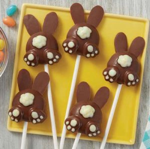 画像2: Wilton　チョコレート型　バニーバット/うさぎのお尻　6個取 (2)