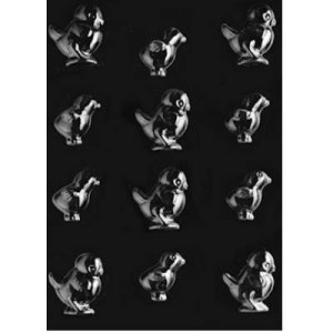 画像1: チョコレート型　小鳥/ひよこ　2種類 (1)