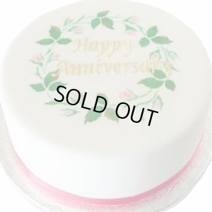 画像2: Lサイズ/ステンシルケーキトッププレート　Ring　Of　Roses (2)