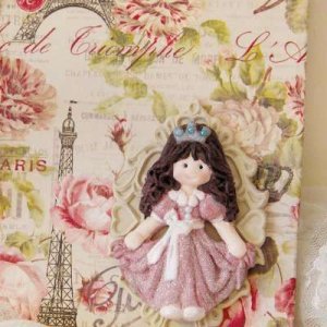 画像4: イギリス製/シュガークラフトシリコン型 プリンセス  (4)