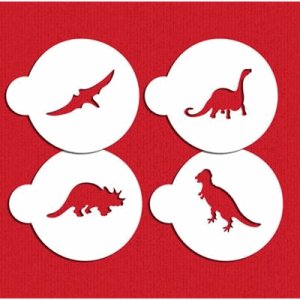 画像1: Mサイズ/ステンシルセット　恐竜　4種類 (1)