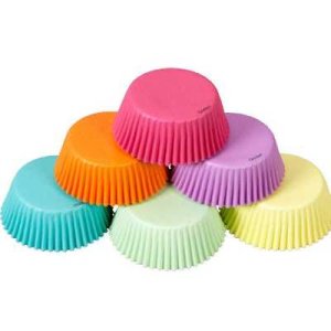 画像3: Wilton ベーキングカップセット パステルレインボー(透明ケース入り) 150枚 (3)