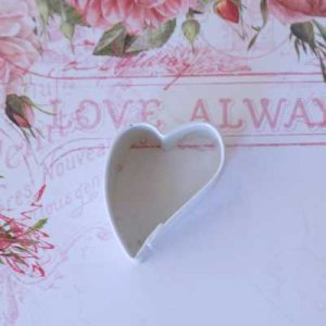 画像2: ミニカラークッキー型(ホワイト) ファンシーハート(ミニ) (2)