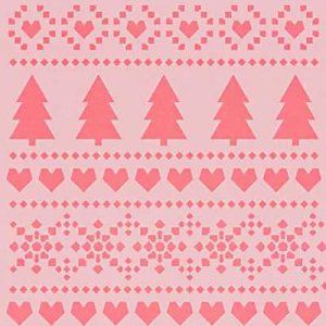 画像2: アメリカ製　ステンシルプレート　Holiday Fair Isle (2)
