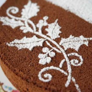 画像3: アメリカ製　ステンシルプレート　holly spray／ヒイラギ&ベリー (3)