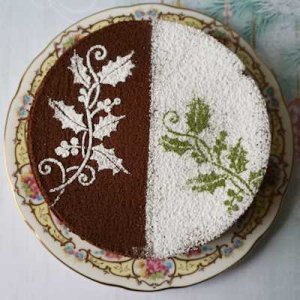 画像5: アメリカ製　ステンシルプレート　holly spray／ヒイラギ&ベリー (5)