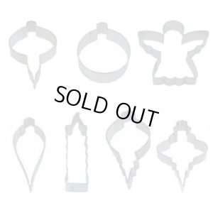 画像1: お買得クッキー型セット オーナメント 7種類 箱なし (1)