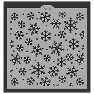 画像1: ステンシルプレート 雪の結晶 (1)