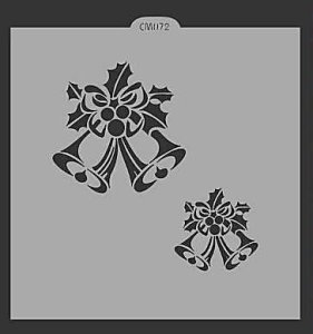 画像2: ステンシルプレート  ウィンターベル/クリスマスベル (2)