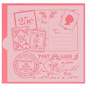 画像1: アメリカ製　ステンシルプレート 　ヴィクトリアンポストカード (1)