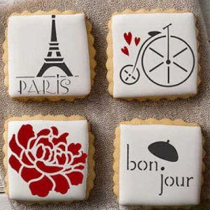 画像1: アメリカ製　ステンシルプレート  Paris Style (1)