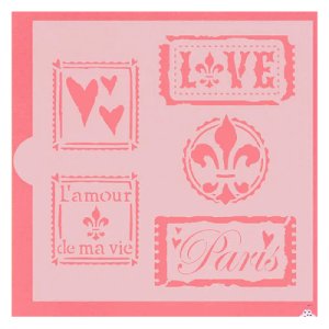 画像2: アメリカ製　ステンシルプレート  Tickets to Paris (2)