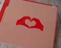 画像1: ステンシルプレート Heart Hands