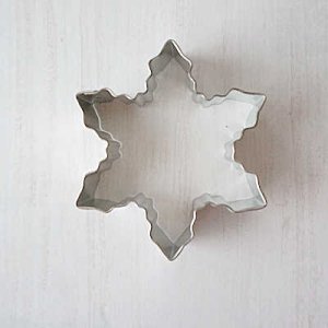 画像1: クッキー型 雪の結晶 約7.5cm (1)