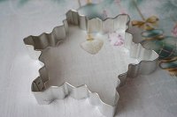画像1: クッキー型 雪の結晶 約11.5cm