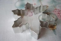 画像1: クッキー型 雪の結晶 約9.0cm