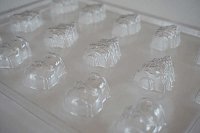 画像1: チョコレート型 クリスマスアイテム(深め)ツリー  雪だるま  サンタクロース 3種類