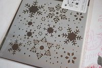 画像1: JULIA USHER/ステンシルプレート スノーフレーク/Peace