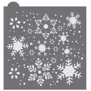 画像1: JULIA  USHER／ステンシルプレート　スノーフレーク／Peace (1)