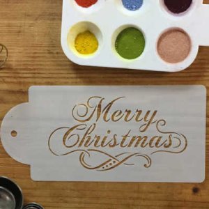 画像3: Lサイズ/ステンシルプレート 　デコラティブメリークリスマス (3)