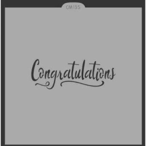 画像2: アメリカ製　ステンシルプレート　Congratulations (2)