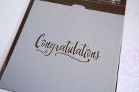 画像1: アメリカ製 ステンシルプレート Congratulations