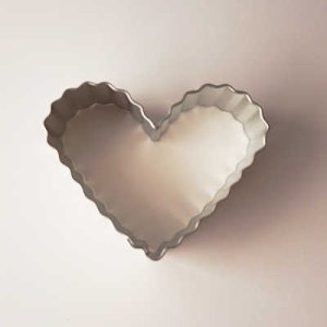 画像1: クッキー型　ギザギザハート　 (1)