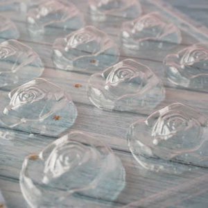 画像4: チョコレート型　咲いたバラ　12個取 (4)