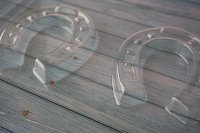 画像1: チョコレート型　馬の蹄　2個取