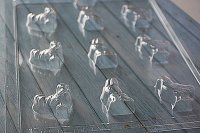 画像1: チョコレート型　イースター　ウサギ＆鳥