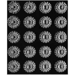 画像1: チョコレート型　フラワー／デイジー　20個取 (1)