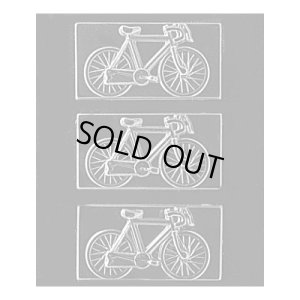 画像1: チョコレート型　板チョコタイプ／ 自転車 (1)