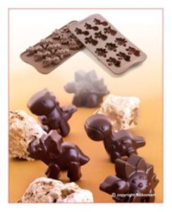 画像2: 訳ありセール品／イタリア製　シリコンモールド　恐竜たち　4種類 (2)