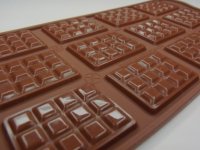 画像2: イタリア製　シリコンモールド　板チョコ　