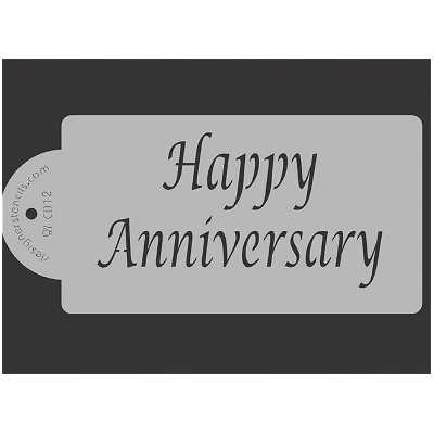 再入荷／アメリカ製Happy Anniversaryステンシルプレート入荷